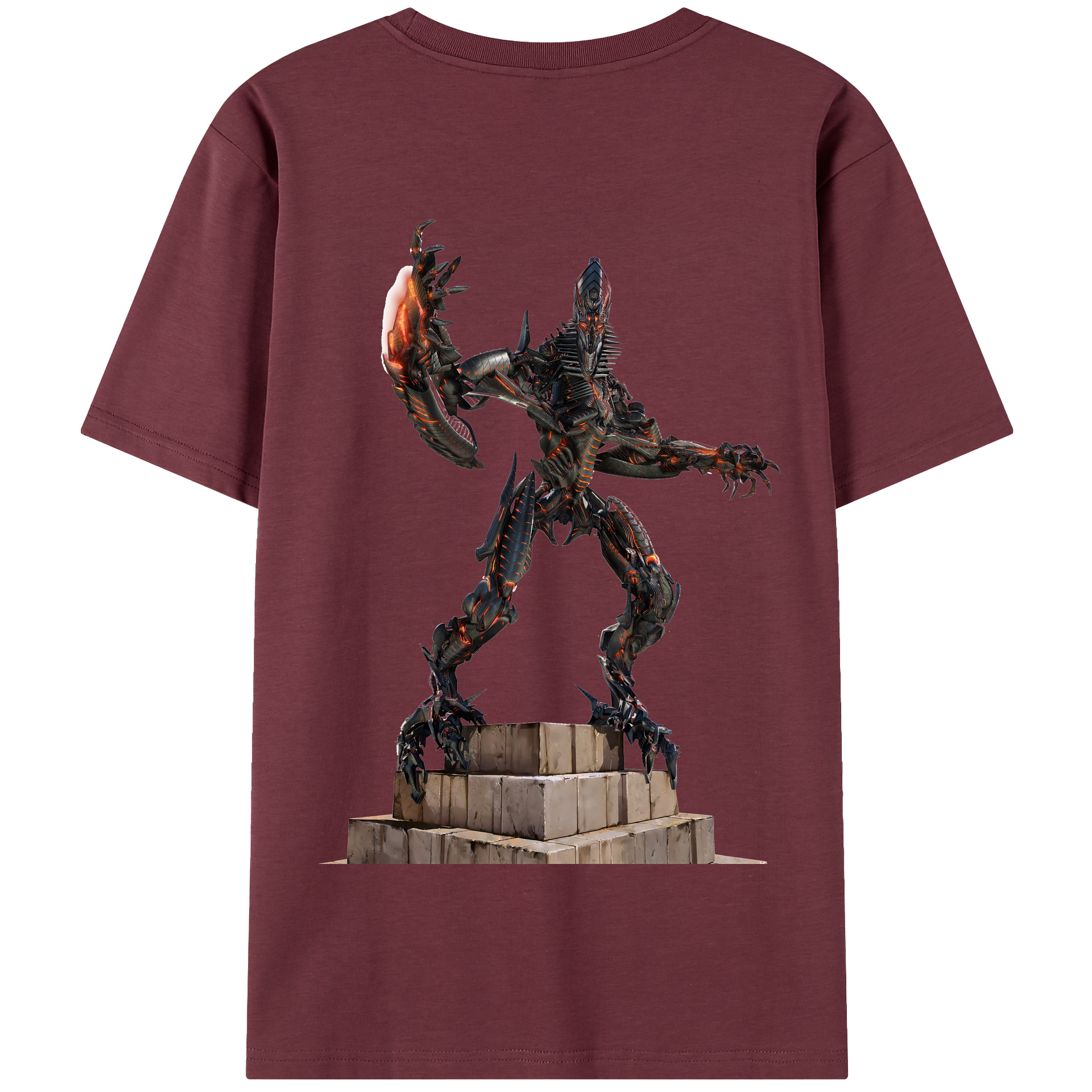 （画像用） Transformers トランスフォーマー 綿100％半袖Tシャツ（背面プリント）